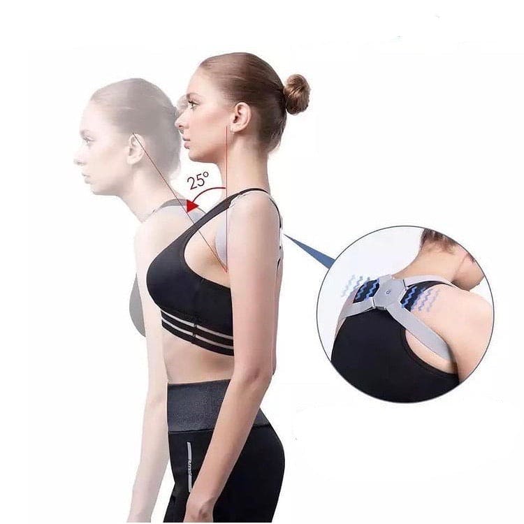 Vibration Reminder Back Posture Corrector, Upper Back Brace Correction Trainer, Back Pain Support Device Vibration Reminder Back Posture Corrector, Upper Back Brace Correction Trainer, Back Pain Support Device